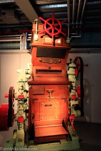 alte Röstmaschine im Guinness Storehouse