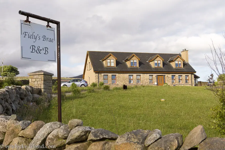 das B&B Fielys Brae in den Mournes Bergen von Nordirland