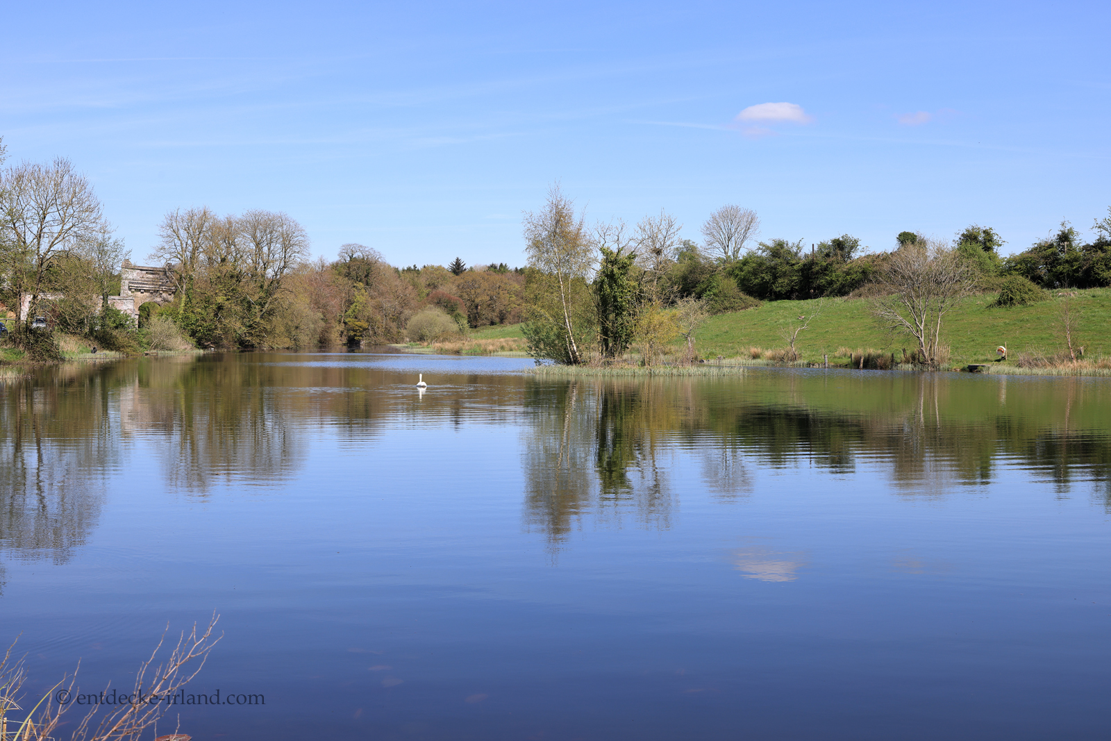 See bei den Heywood Gardens bei Ballinakill im County Laois