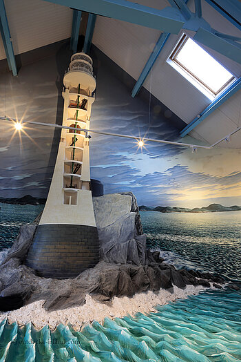 Kulisse im Visitor Centre am Mizen Head Lighthouse