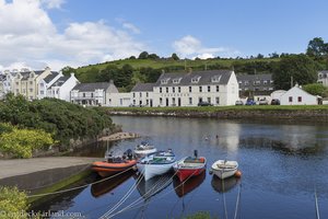 die Mündung des Glendun in Cushendun an der Causeway Coastal Route