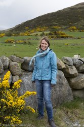 Anne in den Mourne Mountains