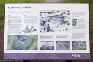 Das Schaubild zum alten Kloster von Bonamargy