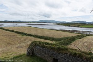 Die herrliche Aussicht aus dem Ballycarbery Castle