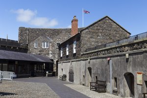 im Innenhof des Carrickfergus Castle von Antrim