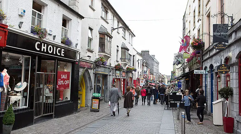 Galway, die Hauptstadt des gleichnamigen Countys