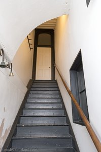Treppe zu den herrschaftlichen Gemächern bei Castle Ward