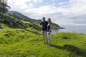 Anne und Lars an der Murlough Bay in Nordirland