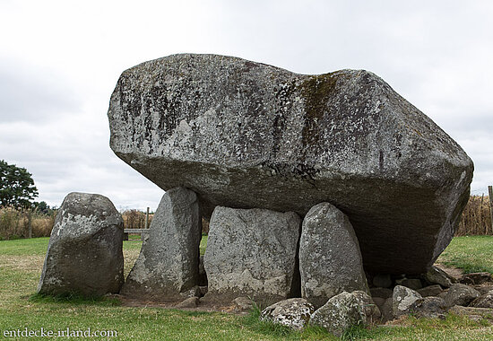 Browneshill-Dolmen mit gewaltigem Deckstein