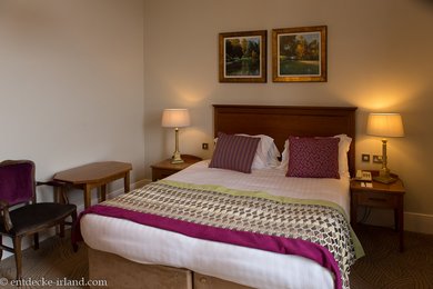 Unser Zimmer im Hotel Ambassador bei Cork