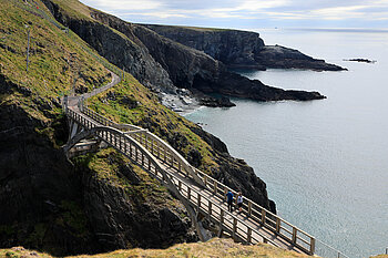 Die Mizen Bridge aus der Vogelperspektive