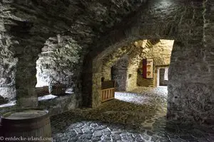in den Vorratskammern des Donegal Castle