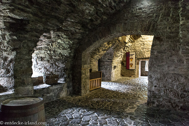in den Vorratskammern des Donegal Castle