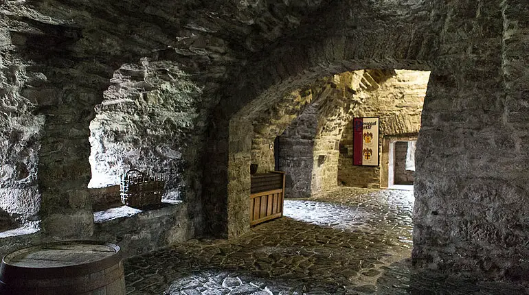 in den Vorratskammern des Donegal Castle