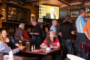 Fußball-Weltmeisterschaft in der Tom Sheridan’s Bar