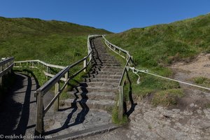 Wanderweg bei der Carrick-a-Rede