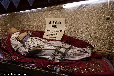 Märtyrerin Saint Victoria in der St. Mary's Kathedrale von Kilkenny