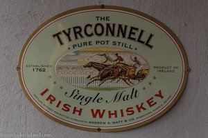 Tryconnell Irish Whiskey-Schild in Dingle