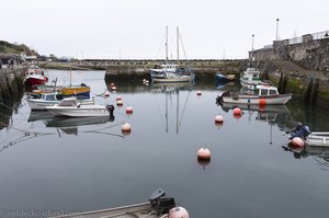 Blick in den Hafen von Carnlough