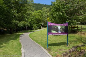 Spazierweg zum Glencar Wasserfall