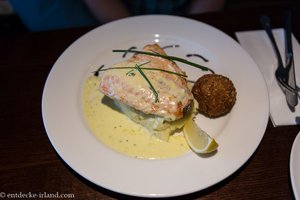 leckerer Lachs in Henry´s Restaurant