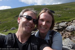 Anne und Lars auf dem Spinc bei Glenderlough