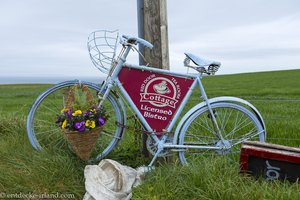 Ein Fahrrad bei Ballintoy