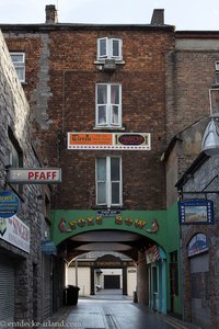 Klinkerhäuser in der Altstadt von Limerick