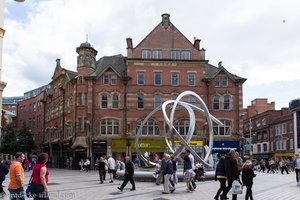 die Onion Rings auf dem Arthur-Platz in Belfast