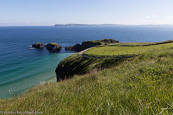 Blick nach Carrick Island
