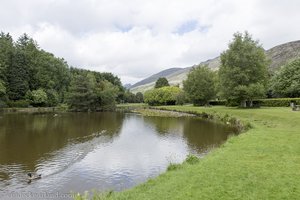 Teich im Silent Valley Mountain Park in Nordirland