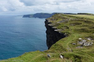 entlang der Klippen von Moher