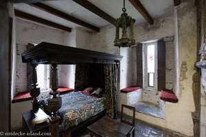 schönes Schlafzimmer vom Bunratty Castle