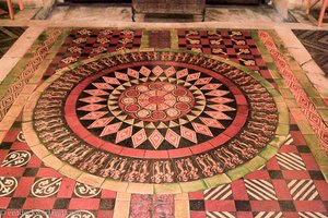 Ein schönes Rondell aus Mosaik in der Christ Church Cathedral von Dublin