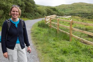 Anne auf dem Weg zum Diamond Hill