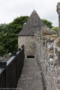 Wehrgang auf der Burgmauer