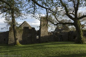 Im unteren Burghof von Dundrum Castle