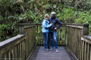 Anne und Lars auf dem Steg bei den Cranny Falls