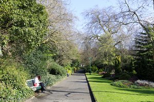 auf dem Merrion Square in Dublin