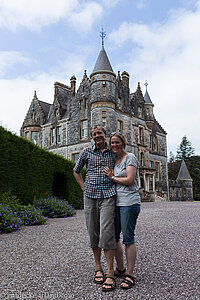 Anne und Lars vor dem Blarney-Haus