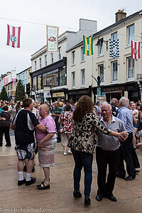 Irischer Tanz am Ladies Day in Killarney