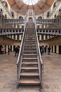 Treppe im Kilmainham Gaol von Dublin