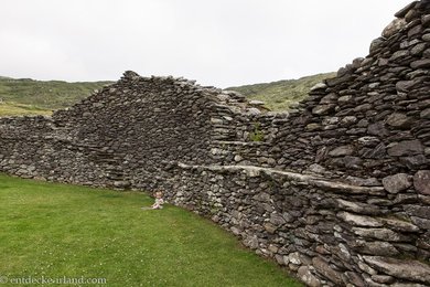 Die gewaltigen Mauern des Staigue Fort