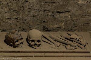 Menschliche Überreste in der Grabkammer von St. Michan's