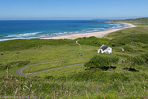 Die White Park Bay - Ein Ort der ersten Siedler Irlands.