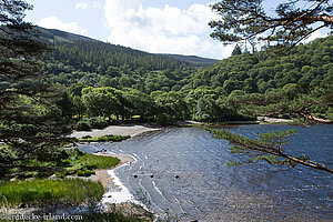 Schöner Blick auf den Upper Lake bei Glendalough