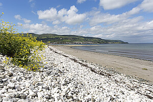 Strand bei Ballygalley an der Causeway Coastal Route