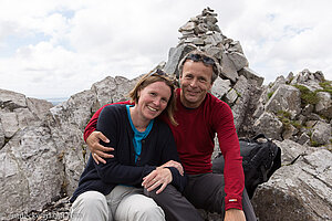 Anne und Lars auf dem Diamond Hill