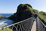 Auf der Hängeseilbrücke Carrick-a-Rede