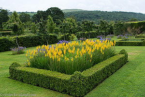 Blumenbeete beim Apfelgarten - Glenarm Caslte Walled Garden